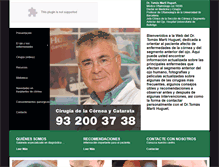 Tablet Screenshot of corneamartihuguet.com